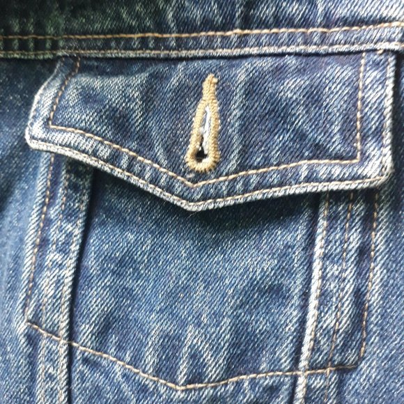 Vintage Route 66 Leopard Jean Denim Jacket - Picture 8 of 9